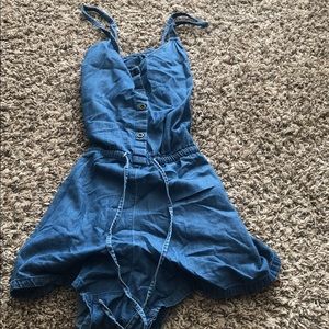 Chambray/Jean Romper